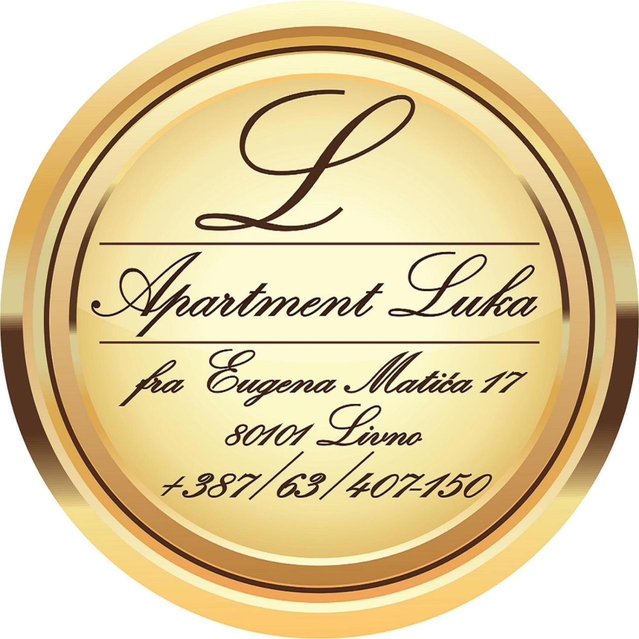 Apartman Luka Ливно Экстерьер фото